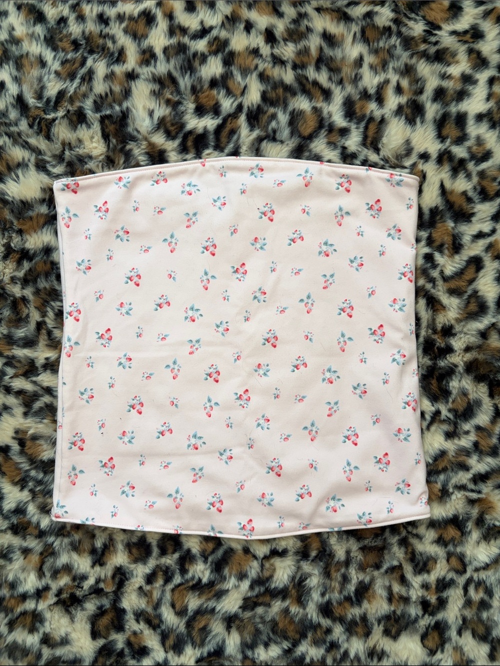 Pink Floral Tube top - Chic Stretch Mini